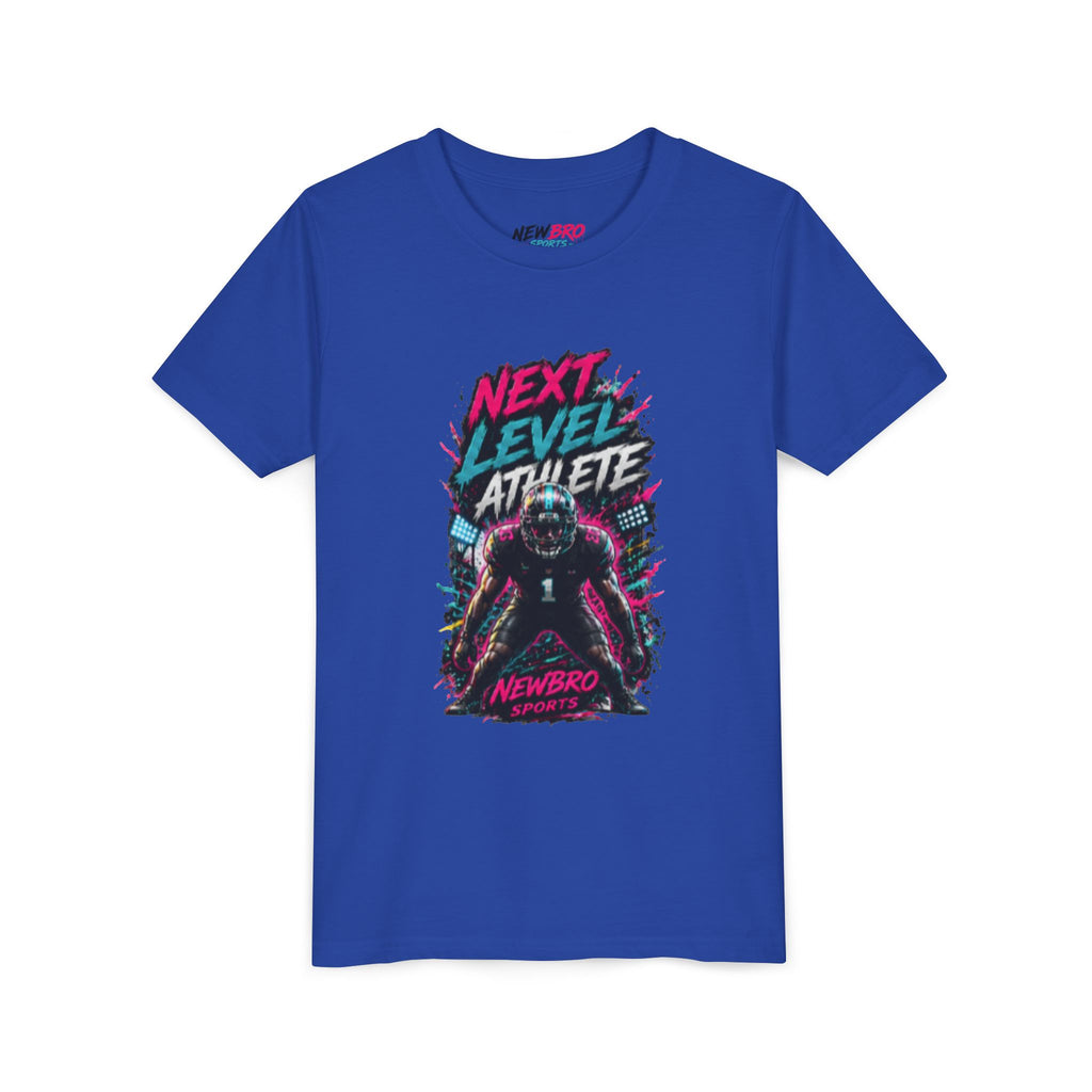 Youth Tee - "Next Level Athlete" Football Graphic Shirt