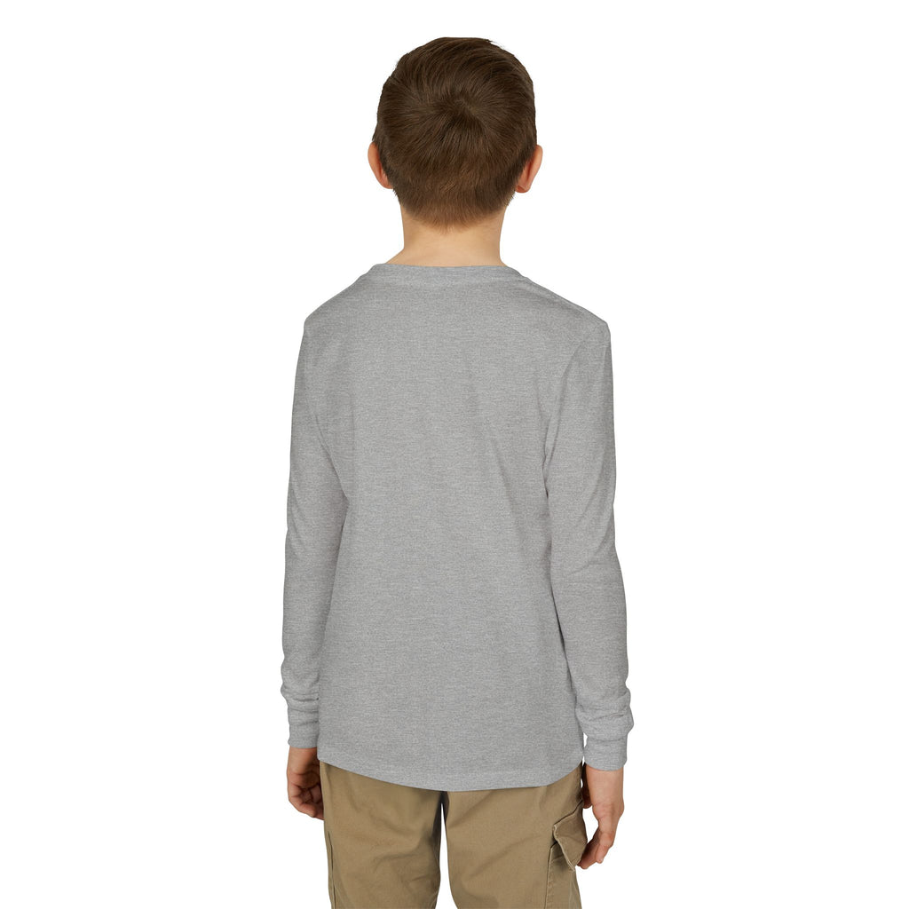 Stick Season Youth Long Sleeve Tee - Lacrosse Graphic "No Mercy"