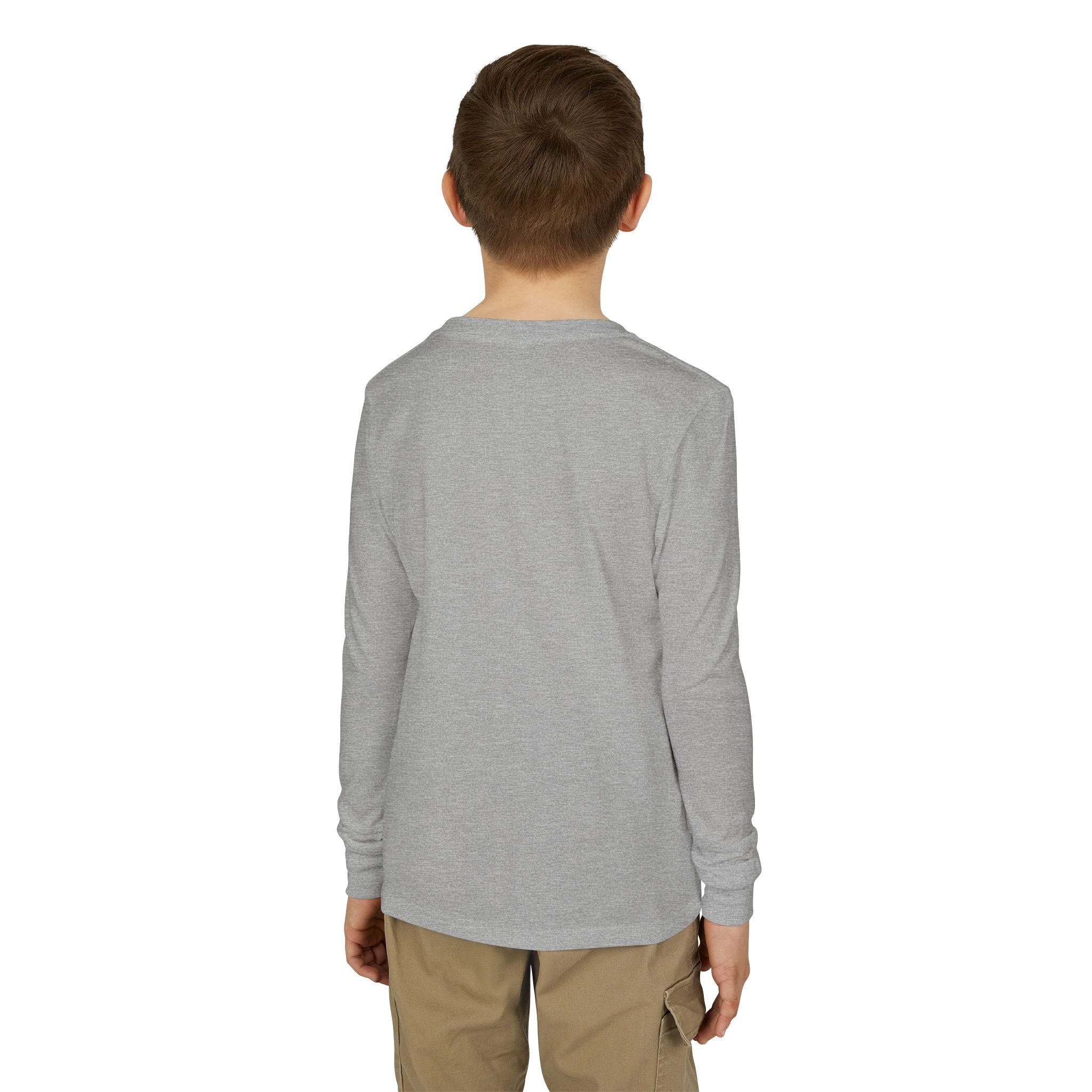 Stick Season Youth Long Sleeve Tee - Lacrosse Graphic "No Mercy"