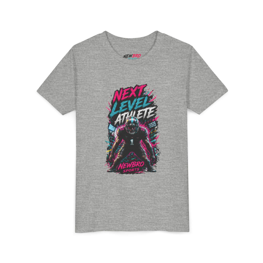 Youth Tee - "Next Level Athlete" Football Graphic Shirt