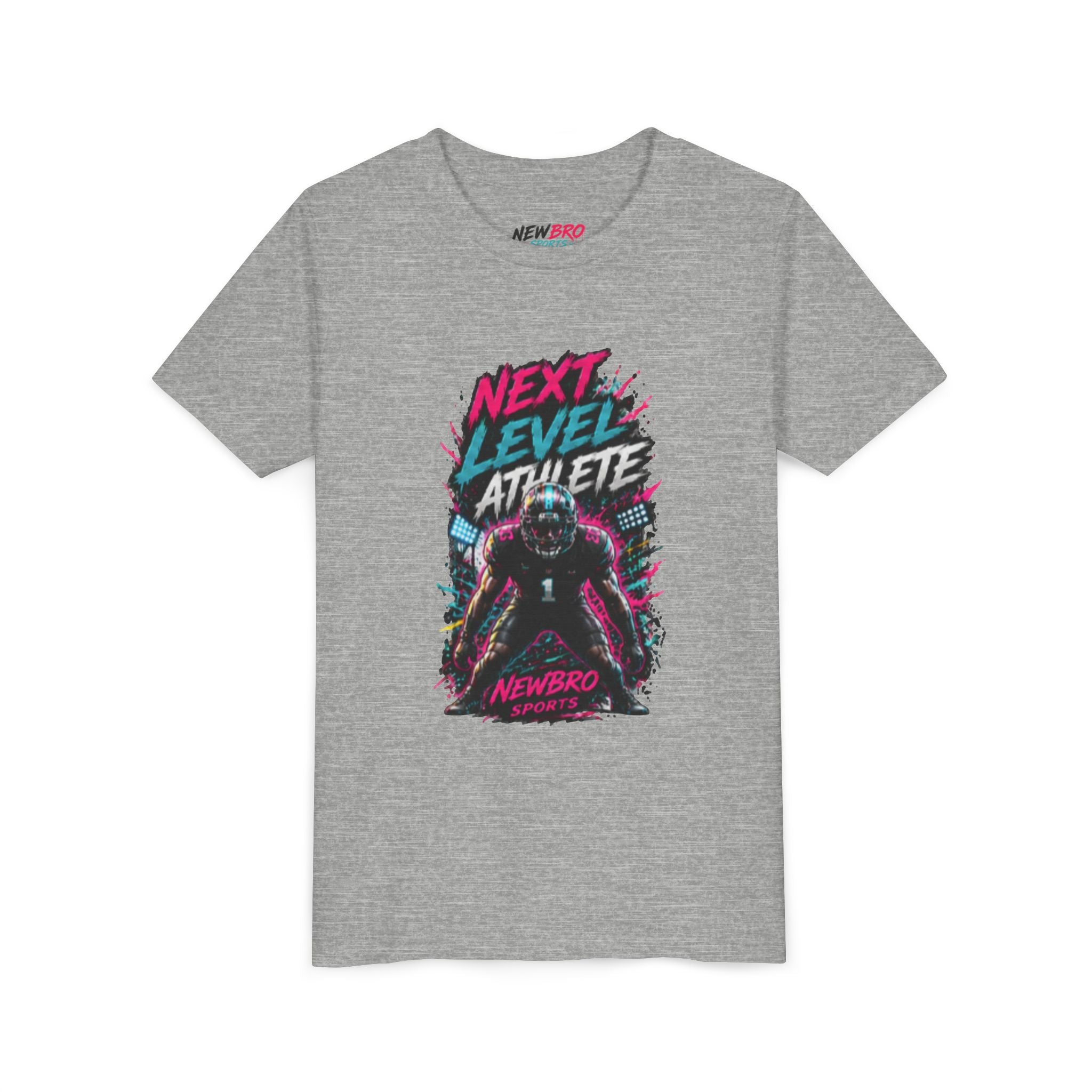 Youth Tee - "Next Level Athlete" Football Graphic Shirt
