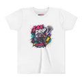 Youth Tee - 'LAX DRIP' Colorful Graffiti Lacrosse Tee