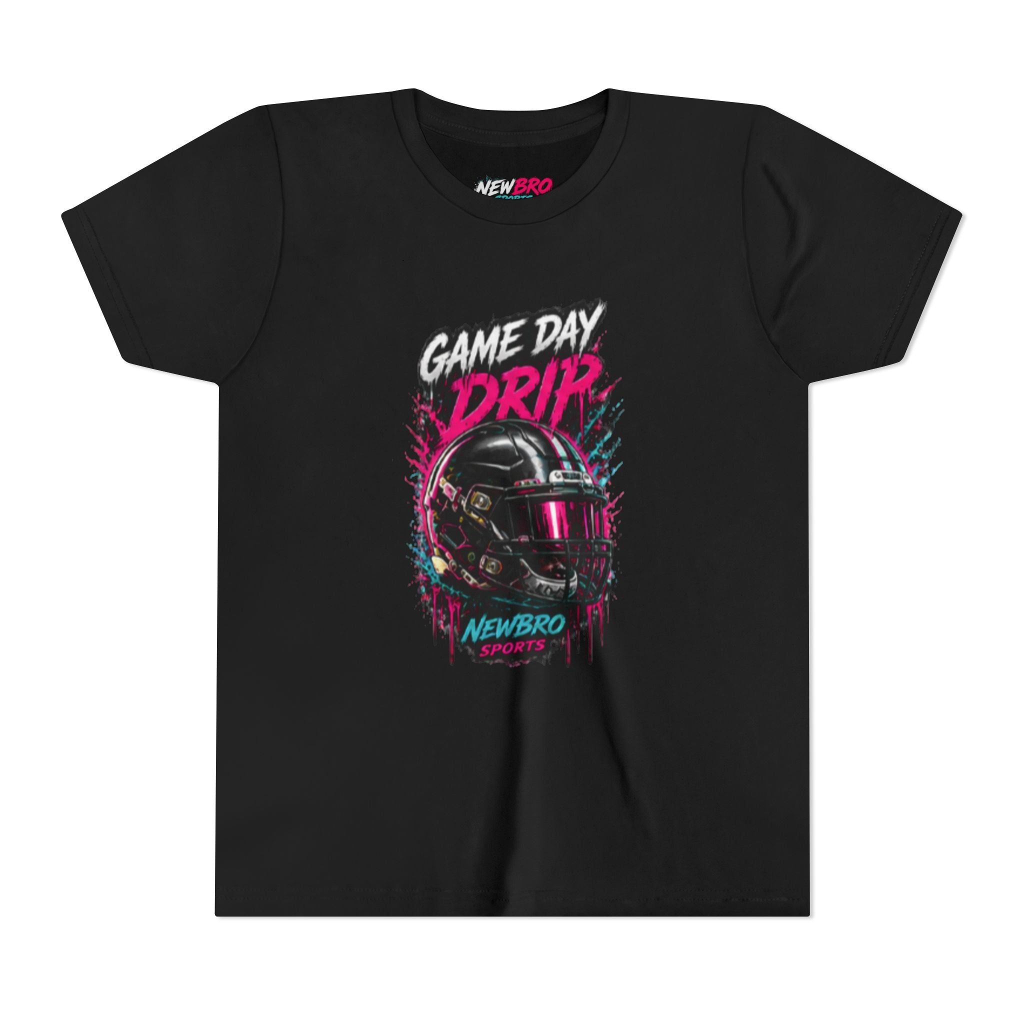 Youth Tee — "Game Day Drip" Helmet Graphic