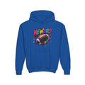 Youth Hoodie - "NEWBRO" Neon Football Graphic