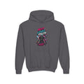 Youth Hoodie — "Next Level Athlete" Retro Neon Sports Sweatshirt