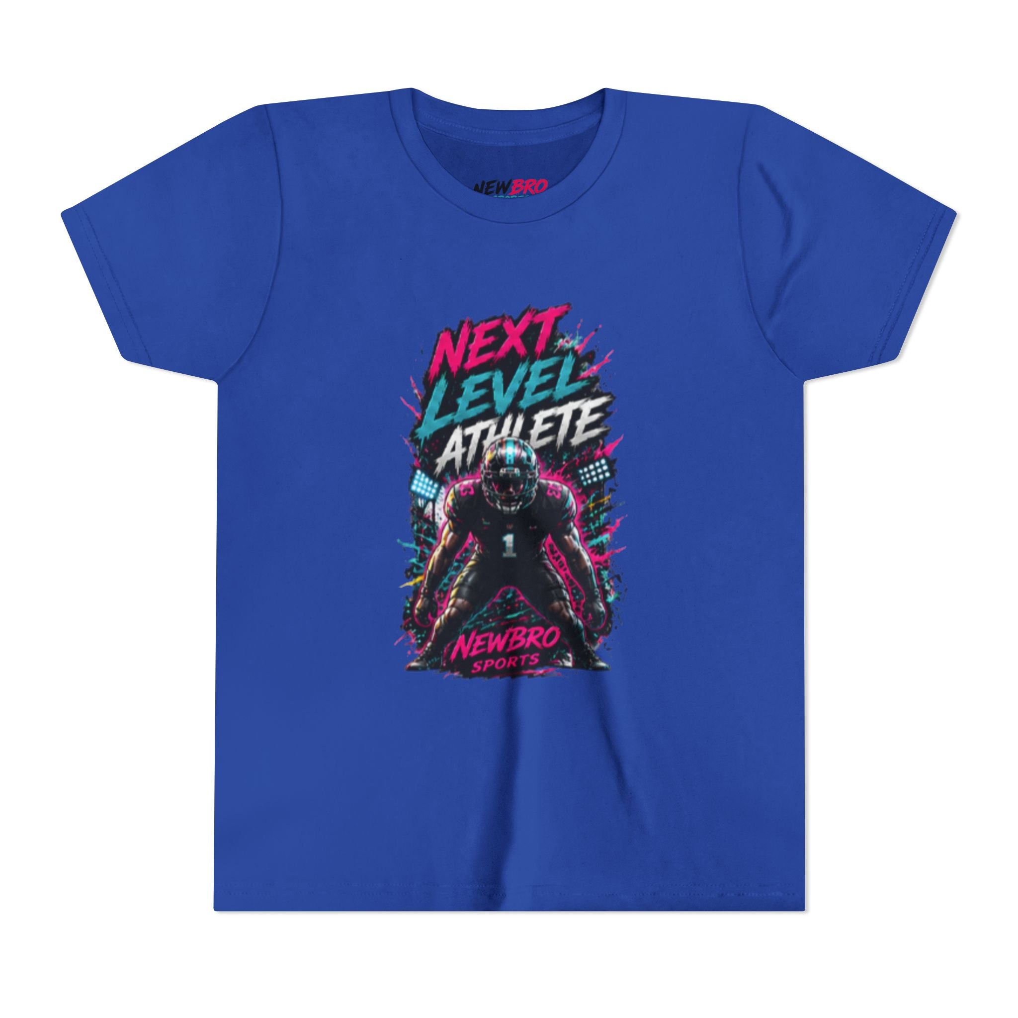 Youth Tee - "Next Level Athlete" Football Graphic Shirt