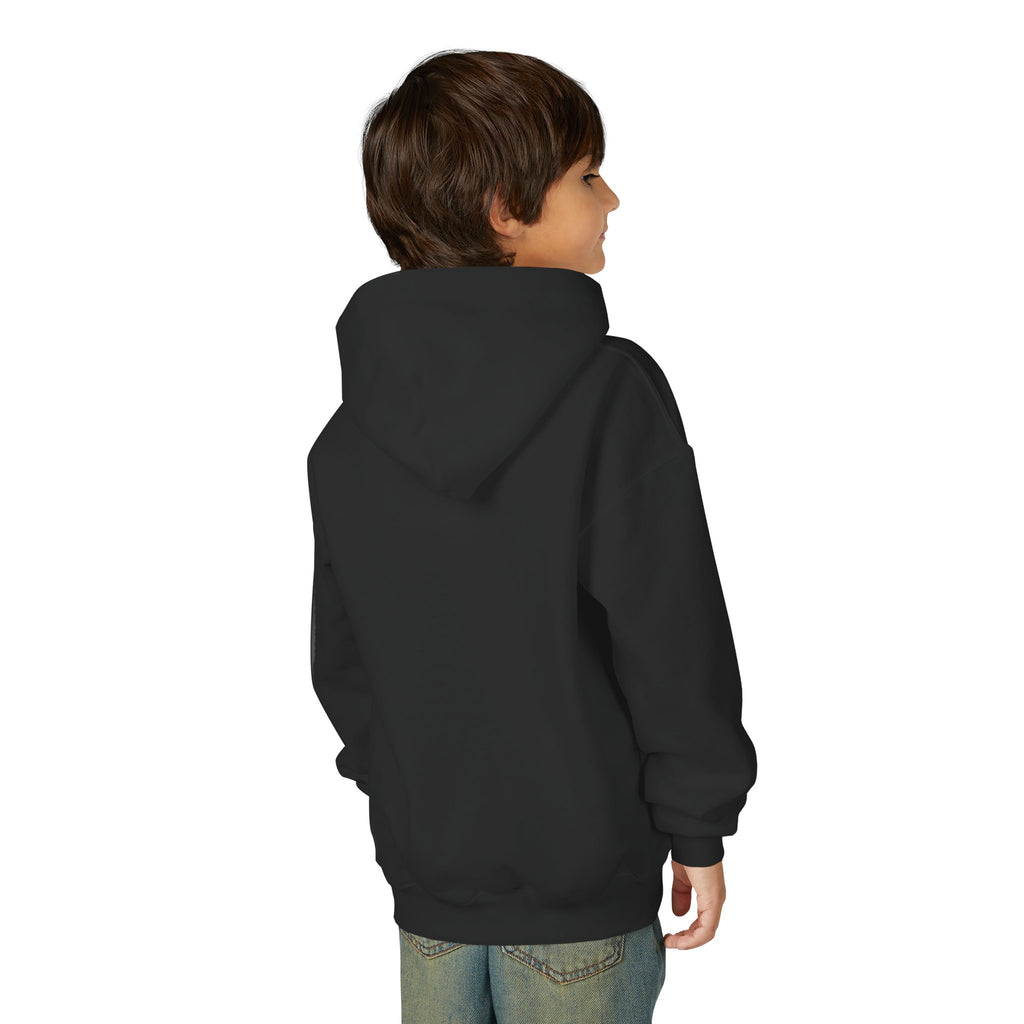 Youth Hoodie - "NEWBRO" Neon Football Graphic