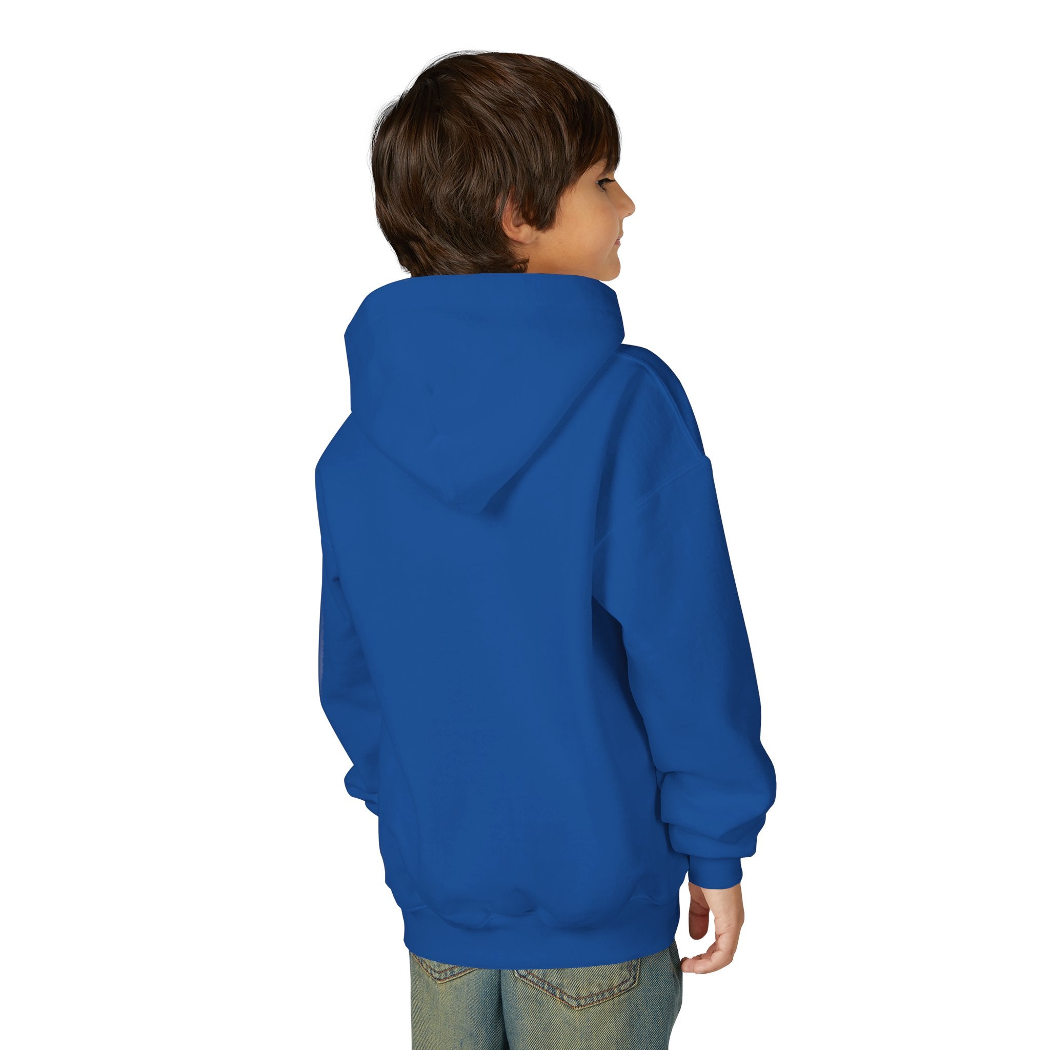 Youth Football Hoodie "Game Day Drip" — Retro Helmet Graphic