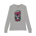 Stick Season Youth Long Sleeve Tee - Lacrosse Graphic "No Mercy"