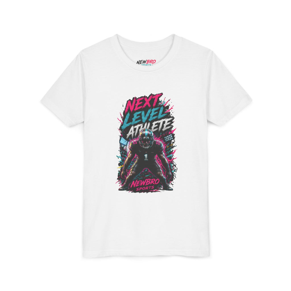 Youth Tee - "Next Level Athlete" Football Graphic Shirt