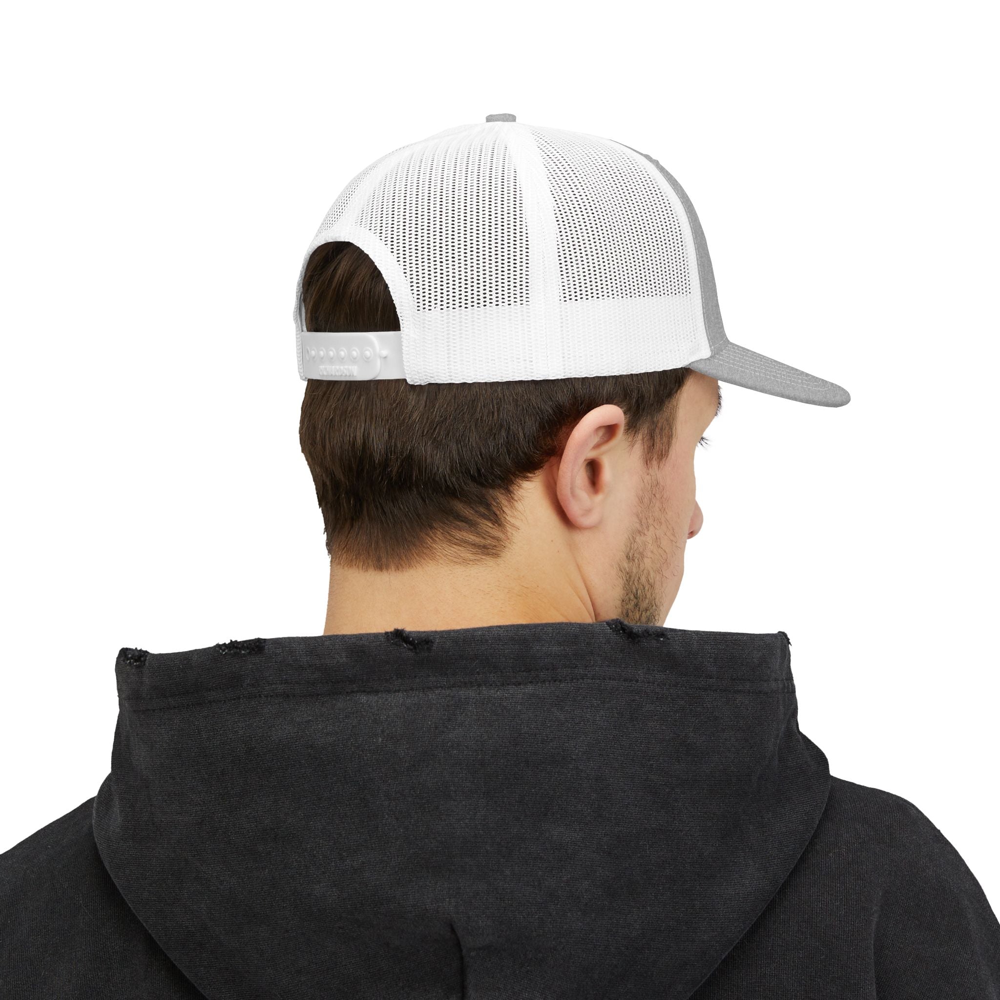 Snapback Trucker Cap — "New Bro Sports" Retro Paint-Style Logo