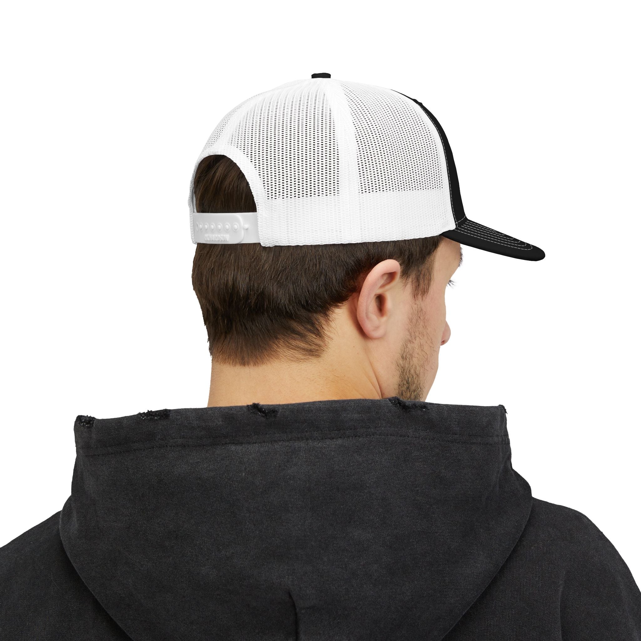 Snapback Trucker Cap — "New Bro Sports" Retro Paint-Style Logo
