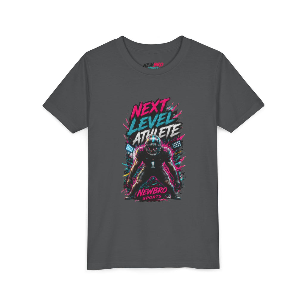 Youth Tee - "Next Level Athlete" Football Graphic Shirt