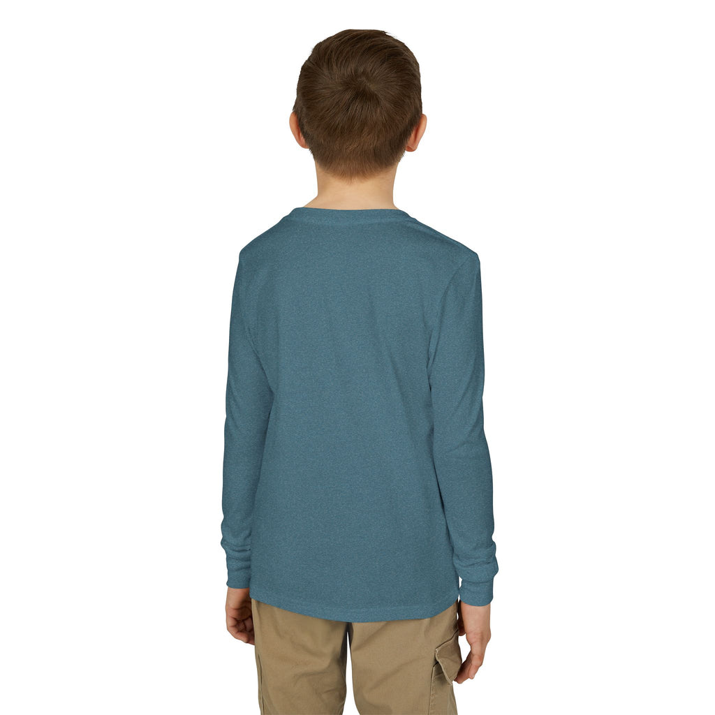 Stick Season Youth Long Sleeve Tee - Lacrosse Graphic "No Mercy"